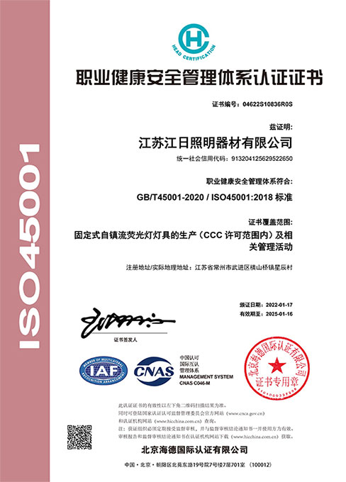 职业健康安全ISO45001（中文）